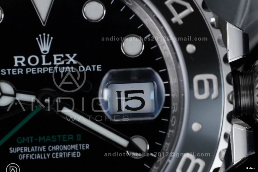 SH3285 Black Best Edition V2 ARF Gray Bracelet Oyster New Ceramic Wayne II on GMT-Master Bruce 904L 1:1 126710 GRNR 0130